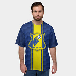 Футболка оверсайз мужская ФК Ростов, цвет: 3D-принт — фото 2