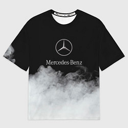 Мужская футболка оверсайз Mercedes-Benz Облака