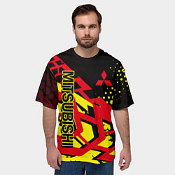Футболка оверсайз мужская Mitsubishi Митсубиши, цвет: 3D-принт — фото 2