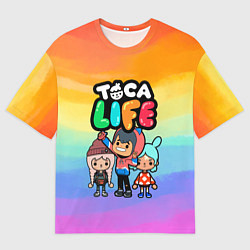 Футболка оверсайз мужская Рита Зик Тока Бока, цвет: 3D-принт