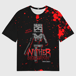 Футболка оверсайз мужская WITHER SKELETON, цвет: 3D-принт