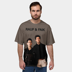 Футболка оверсайз мужская Rauf & Faik Рауф и Фаик, цвет: 3D-принт — фото 2