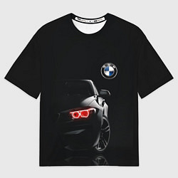 Футболка оверсайз мужская BMW МИНИМЛ, цвет: 3D-принт