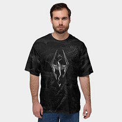 Футболка оверсайз мужская Фреска из Скайрима, цвет: 3D-принт — фото 2