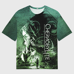 Мужская футболка оверсайз Chernobylite Чернобылит игра