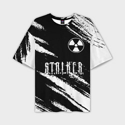 Мужская футболка оверсайз S T A L K E R 2: Тени Чернобыля