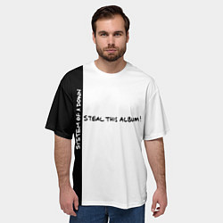 Футболка оверсайз мужская System of a Down - Steal This Album!, цвет: 3D-принт — фото 2