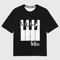 Футболка оверсайз мужская THE BEATLES ЗНАМЕНИТАЯ КАРТИНКА, цвет: 3D-принт