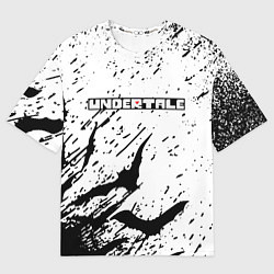 Футболка оверсайз мужская UNDERTALE Летучие мыши, цвет: 3D-принт