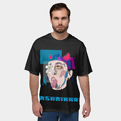 Футболка оверсайз мужская Acid Ashnikko, цвет: 3D-принт — фото 2