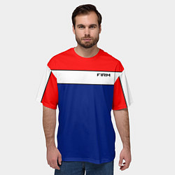 Футболка оверсайз мужская В стиле 90х FIRM, цвет: 3D-принт — фото 2