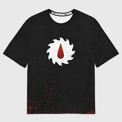 Футболка оверсайз мужская Расчленители цвет ордена, цвет: 3D-принт