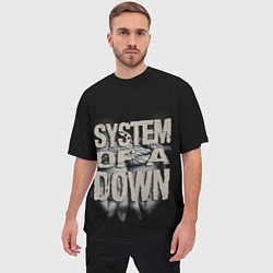 Футболка оверсайз мужская System of a Down, цвет: 3D-принт — фото 2