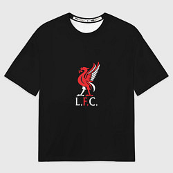 Футболка оверсайз мужская Leverpool YNWA, цвет: 3D-принт