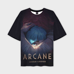 Мужская футболка оверсайз Arcane: League of Legends