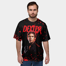 Футболка оверсайз мужская Dexter Декстер, цвет: 3D-принт — фото 2