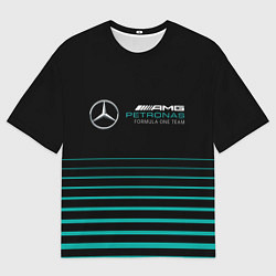 Мужская футболка оверсайз Merсedes PETRONAS F1