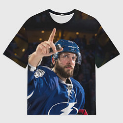 Футболка оверсайз мужская Никита Кучеров, NHL, цвет: 3D-принт