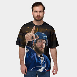 Футболка оверсайз мужская Никита Кучеров, NHL, цвет: 3D-принт — фото 2