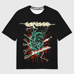 Мужская футболка оверсайз Carcass