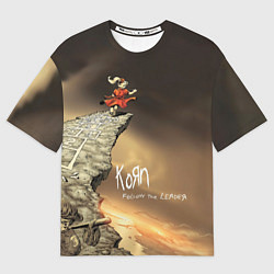 Футболка оверсайз мужская Follow the Leader - Korn, цвет: 3D-принт