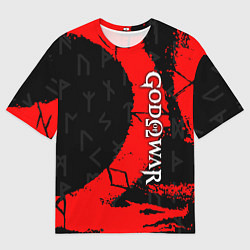 Футболка оверсайз мужская GOD OF WAR СИМВОЛ КРАТОСА, цвет: 3D-принт