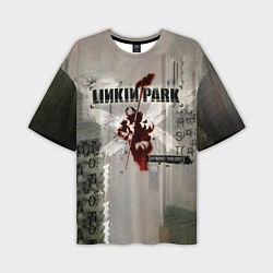 Футболка оверсайз мужская Hybrid Theory Live Around The World - Linkin Park, цвет: 3D-принт