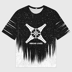 Футболка оверсайз мужская Dread Lives Metroid Dread, цвет: 3D-принт