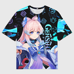 Футболка оверсайз мужская Genshin Impact - Kokomi, цвет: 3D-принт