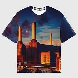 Мужская футболка оверсайз Animals - Pink Floyd