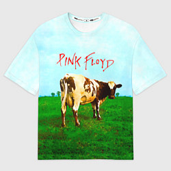 Мужская футболка оверсайз Atom Heart Mother - Pink Floyd