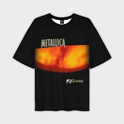 Футболка оверсайз мужская Metallica ReLoad, цвет: 3D-принт
