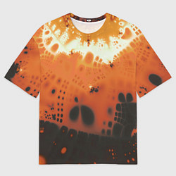 Футболка оверсайз мужская Коллекция Journey Оранжевый взрыв 126-3 2, цвет: 3D-принт