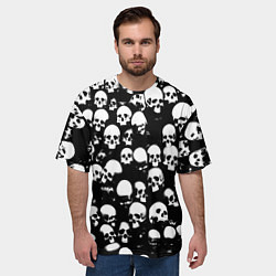 Футболка оверсайз мужская Остатки от головы, цвет: 3D-принт — фото 2