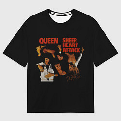 Мужская футболка оверсайз Sheer Heart Attack - Queen