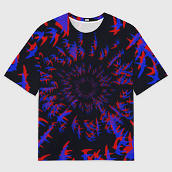 Футболка оверсайз мужская Абстракция Стай, цвет: 3D-принт