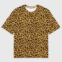 Мужская футболка оверсайз Леопард Leopard