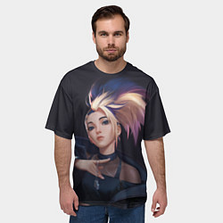 Футболка оверсайз мужская АКАЛИ BADDEST, цвет: 3D-принт — фото 2