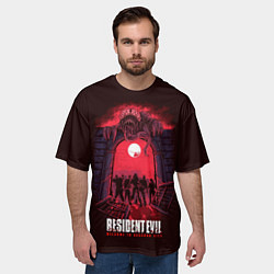 Футболка оверсайз мужская City under licker, цвет: 3D-принт — фото 2