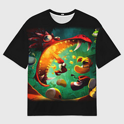 Мужская футболка оверсайз Rayman Legend