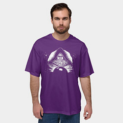 Футболка оверсайз мужская Размышления о шаре, цвет: 3D-принт — фото 2