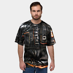 Футболка оверсайз мужская Стиль терминатора, цвет: 3D-принт — фото 2