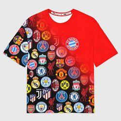 Футболка оверсайз мужская BAYERN MUNCHEN BEST FC SPORT, цвет: 3D-принт