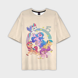 Футболка оверсайз мужская G5 My Little Pony, цвет: 3D-принт