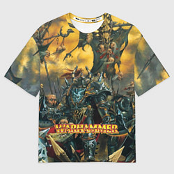 Футболка оверсайз мужская Warhammer old battle, цвет: 3D-принт