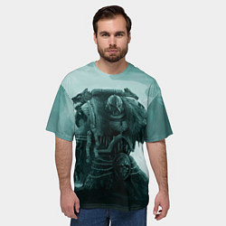 Футболка оверсайз мужская Орден космического десанта, цвет: 3D-принт — фото 2