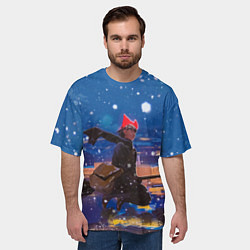 Футболка оверсайз мужская Ведьмина служба доставки, цвет: 3D-принт — фото 2