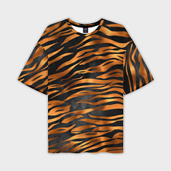 Мужская футболка оверсайз В шкуре тигра