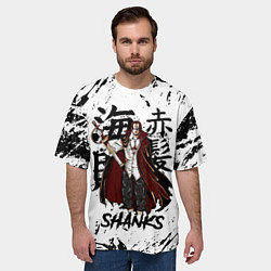 Футболка оверсайз мужская SHANKS ONE PIECE, цвет: 3D-принт — фото 2