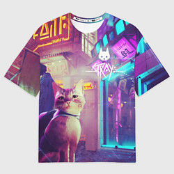 Мужская футболка оверсайз Stray